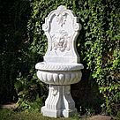 imagem do produto Fonte Nice em Mármore Branco 180cm - FMP372 Sofisticação Escultural para Jardins e Lagos
