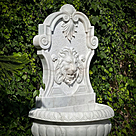 imagem do produto Fonte Nice em Mármore Branco 180cm - FMP372 Sofisticação Escultural para Jardins e Lagos