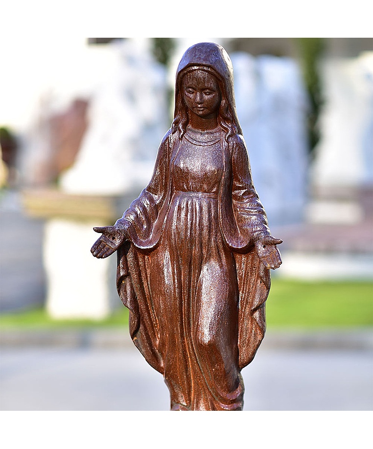 imagem do produto Fonte Nossa Senhora das Graças em Ferro Fundido 140cm - FF195 Elegância Clássica 