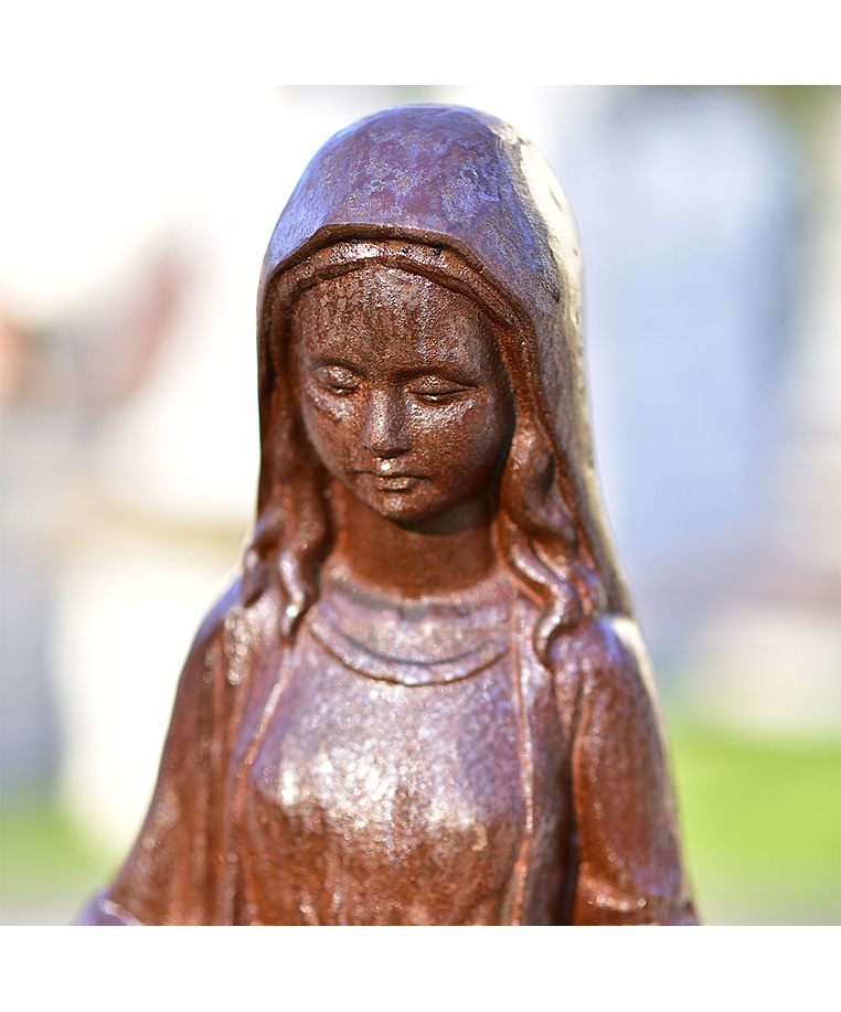 imagem do produto Fonte Nossa Senhora das Graças em Ferro Fundido 140cm - FF195 Elegância Clássica 