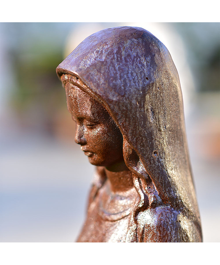 imagem do produto Fonte Nossa Senhora das Graças em Ferro Fundido 140cm - FF195 Elegância Clássica 