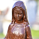 imagem do produto Fonte Nossa Senhora das Graças em Ferro Fundido 140cm - FF195 Elegância Clássica 