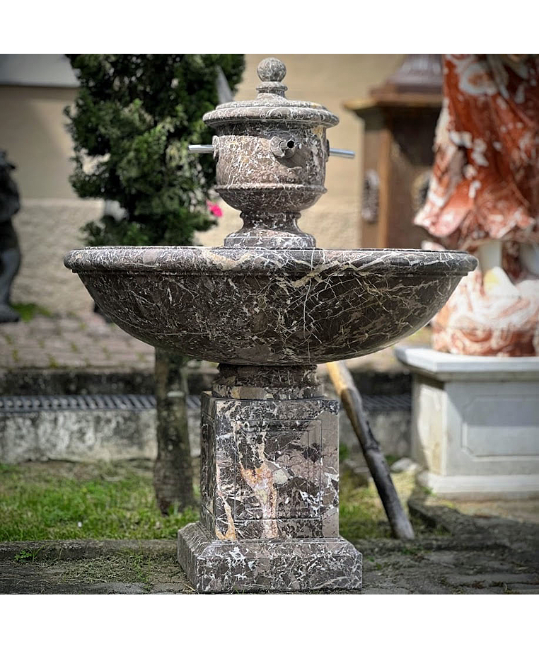 imagem do produto Fonte Parisienne Mármore Marrom 120cm - FMP367 Elegância e Sofisticação