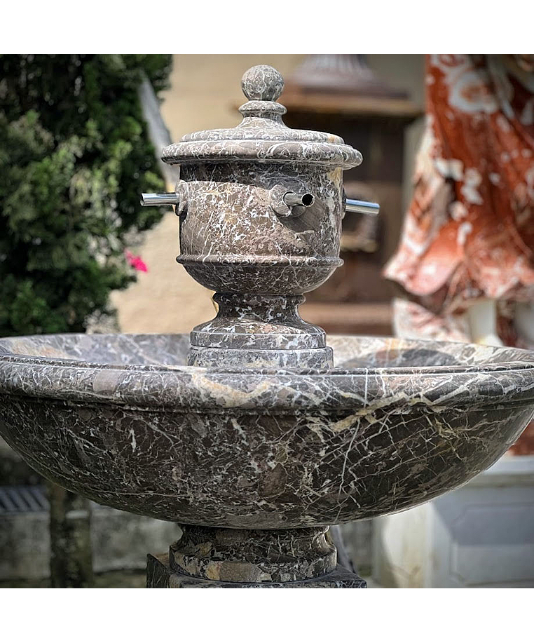 imagem do produto Fonte Parisienne Mármore Marrom 120cm - FMP367 Elegância e Sofisticação