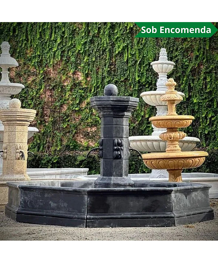 imagem do produto Fonte Proven�al M�rmore Preto 140cm - FMP384