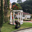 imagem do produto Gazebo de Mármore Branco 270cm - VRMP278 Jardins de Luxo