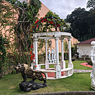 imagem do produto Gazebo de Mármore Branco 270cm - VRMP278 Jardins de Luxo