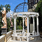 imagem do produto Gazebo de Mármore Branco 270cm - VRMP278 Jardins de Luxo