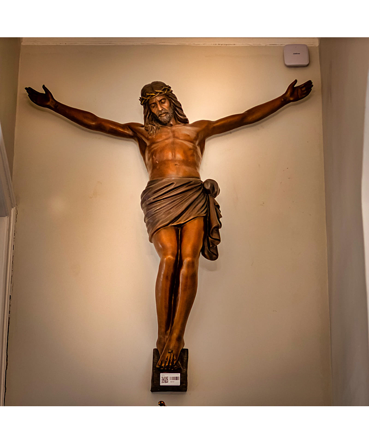 imagem do produto Imagem de Jesus Cristo Crucificado em Bronze148cm  IBZ347 Escultura Sacra  