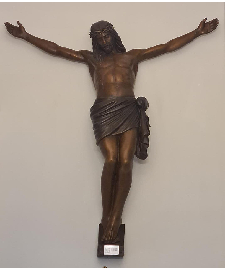 imagem do produto Imagem de Jesus Cristo Crucificado em Bronze148cm  IBZ347 Escultura Sacra  