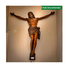 imagem do produto Imagem de Jesus Cristo Crucificado em Bronze148cm  IBZ347 Escultura Sacra  