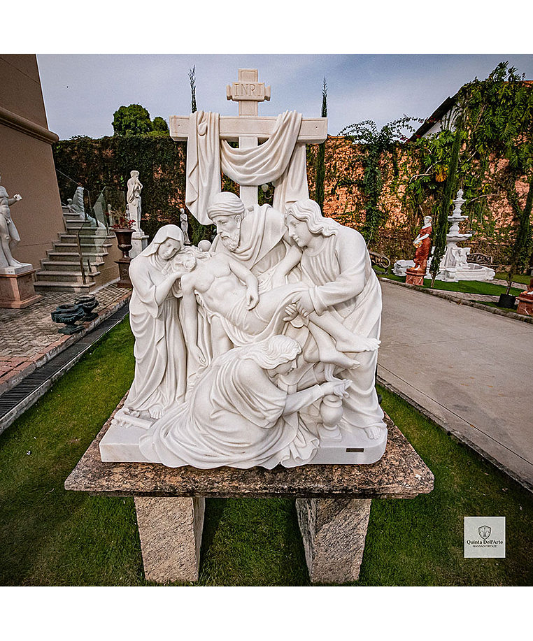 imagem do produto Imagem Descida da Cruz em Mármore 160cm - IMP298 Arte Sacra