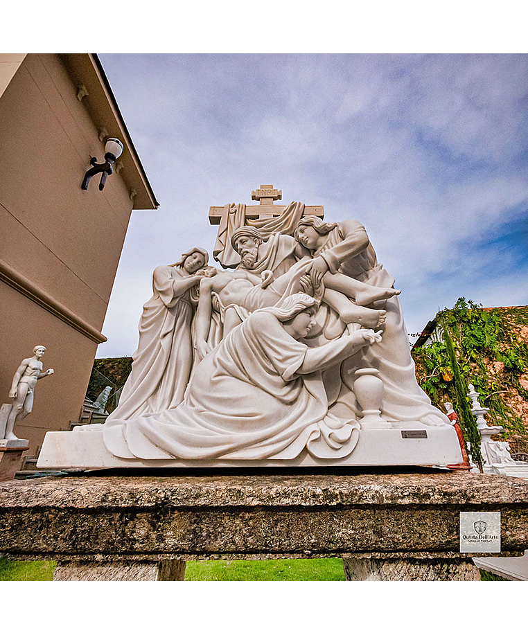 imagem do produto Imagem Descida da Cruz em Mármore 160cm - IMP298 Arte Sacra