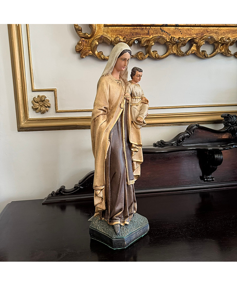 imagem do produto Imagem Nossa Senhora do Carmo 63cm IR145 Para Ambientes de Oração