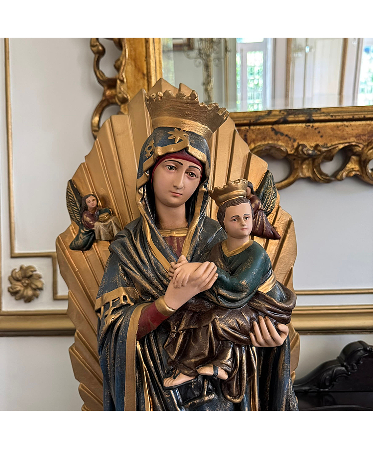 imagem do produto Imagem Nossa Senhora do Perpétuo Socorro 74cm IR282 Para Ambientes Religiosos