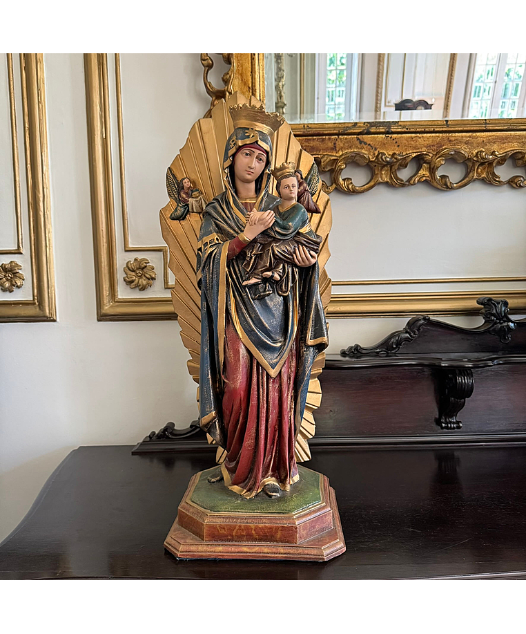 imagem do produto Imagem Nossa Senhora do Perpétuo Socorro 74cm IR282 Para Ambientes Religiosos