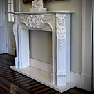 imagem do produto Lareira Bolonha em M�rmore Branco 130cm - VRMP346