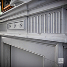 imagem do produto Lareira Celani em Mármore Branco 152cm VRMP357 Salas Sofisticadas e Alto Padrão 