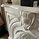 imagem do produto Lareira M�laga em M�rmore Branco 130cm - VRMP345