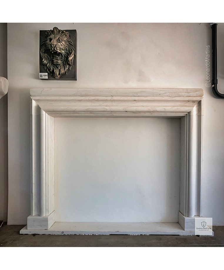 imagem do produto Lareira Pacentro em M�rmore Branco 152cm - VRMP358