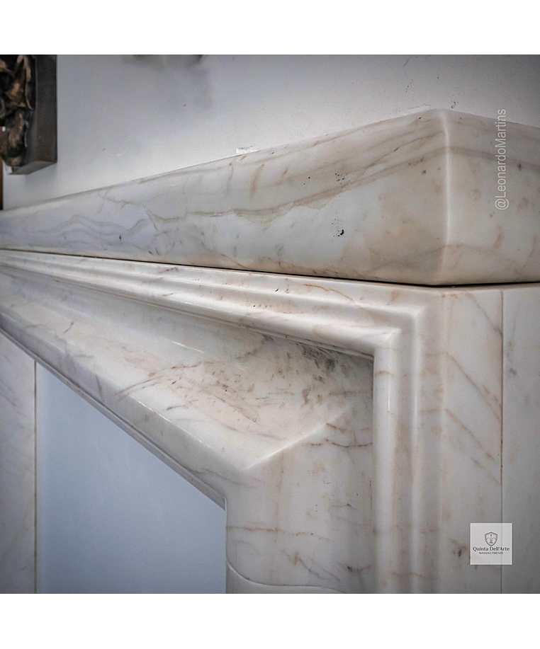 imagem do produto Lareira Pacentro em M�rmore Branco 152cm - VRMP358
