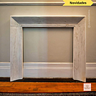 imagem do produto Lareira Scanno em Mármore Branco 120cm VRMP356