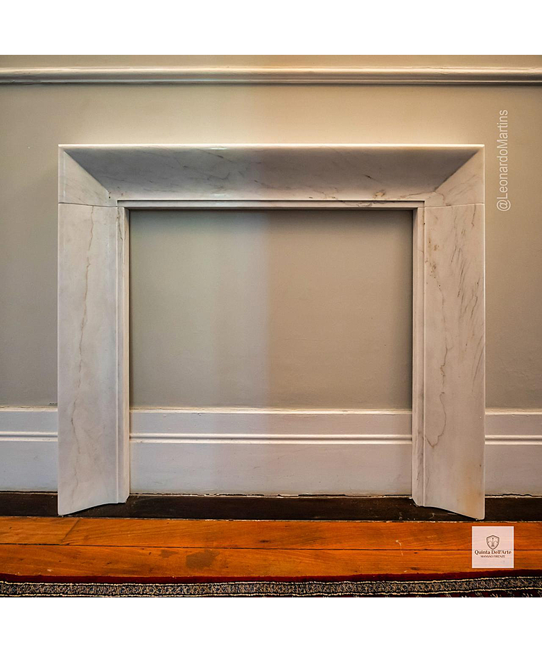 imagem do produto Lareira Scanno em Mármore Branco 120cm VRMP356