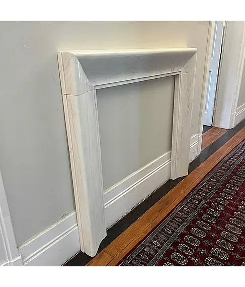 imagem de Lareira Scanno em M�rmore Branco 120cm - VRMP356