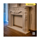 imagem do produto Lareira Turim em M�rmore Branco 130cm - VRMP348