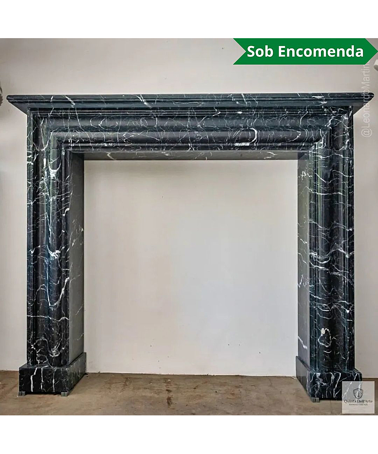 imagem do produto Lareira Vicenza em M�rmore Preto 125cm - VRMP355