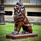 imagem do produto Leão Ferro Fundido 100cm - EF406 Unidade Presença Majestosa
