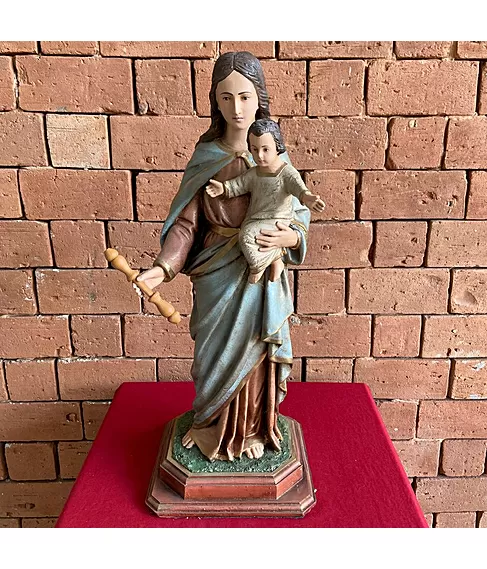 imagem de Nossa Senhora Auxiliadora 63cm Barroca - IR341A