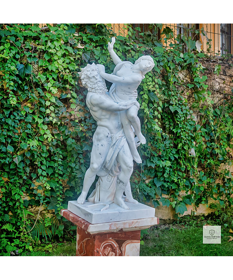 imagem do produto O Rapto de Proserpina em Mármore Carrara 108cm - EMP625 Arte Clássica e Sofisticação