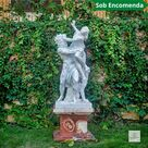 imagem do produto O Rapto de Proserpina em Mármore Carrara 108cm - EMP625 Arte Clássica e Sofisticação