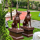 imagem do produto Par de Escultura Cachorro Dobermann 134cm VRF225B Imponência e Elegância