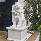 imagem do produto Par de Escultura de Leão Sentado 100cm EML423 Presença Clássica