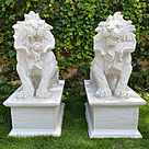 imagem do produto Par de Escultura de Leão Sentado 100cm EML423 Presença Clássica