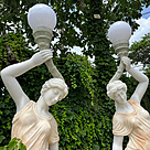 imagem do produto Par Luminárias em Mármore Rosa 230cm - EMP485 Elegância e Impacto Visual