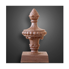 imagem do produto Pinha Decorativa com Base 65cm em Ferro Fundido VRF163 Para Jardins e Projetos Clássicos 