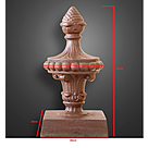 imagem do produto Pinha Decorativa com Base 65cm em Ferro Fundido VRF163 Para Jardins e Projetos Clássicos 