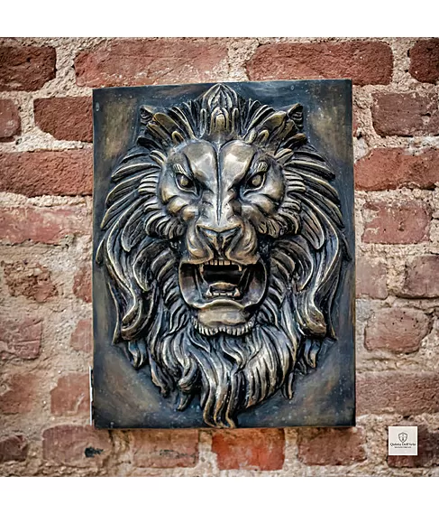imagem de Placa Cara de Le�o 50cm - VRBZ329
