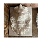 imagem do produto Placa Cara de Le�o em M�more 36cm - VRMP325