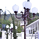 imagem do produto Poste Floren�a com 5 bra�os 330cm - VRF283