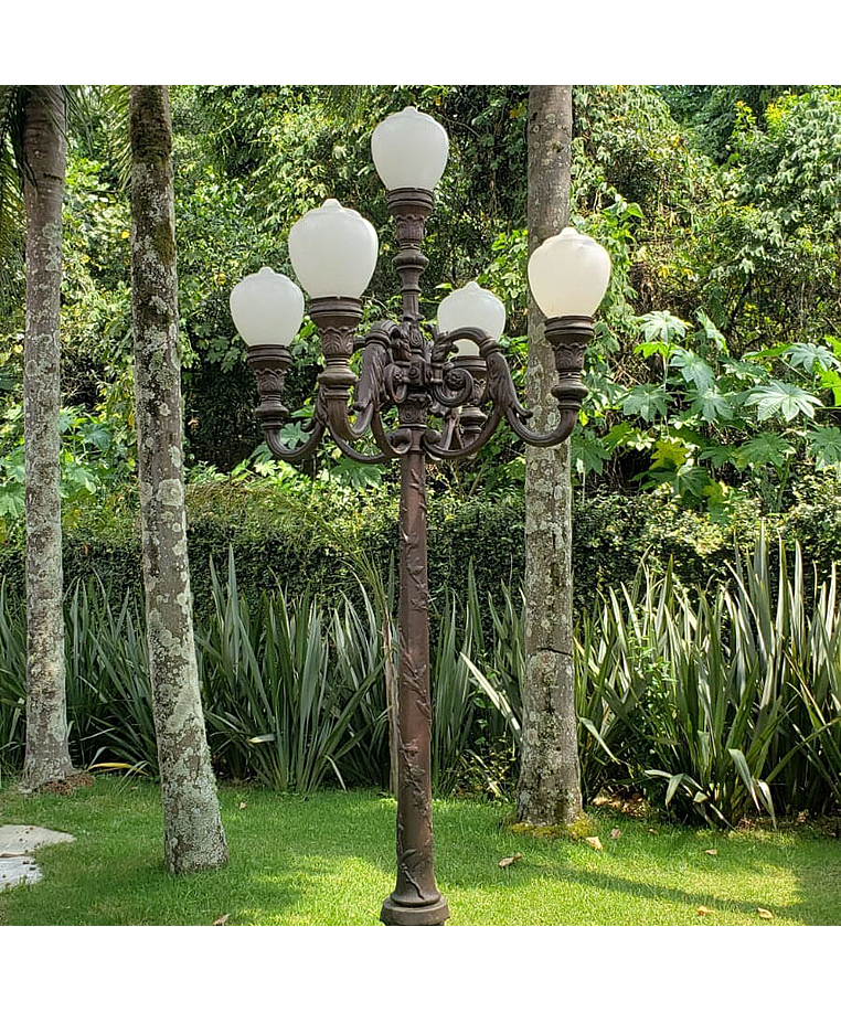 imagem do produto Poste Rio Antigo 400cm VRF026 Para Iluminação Clássica e Projetos Monumentais