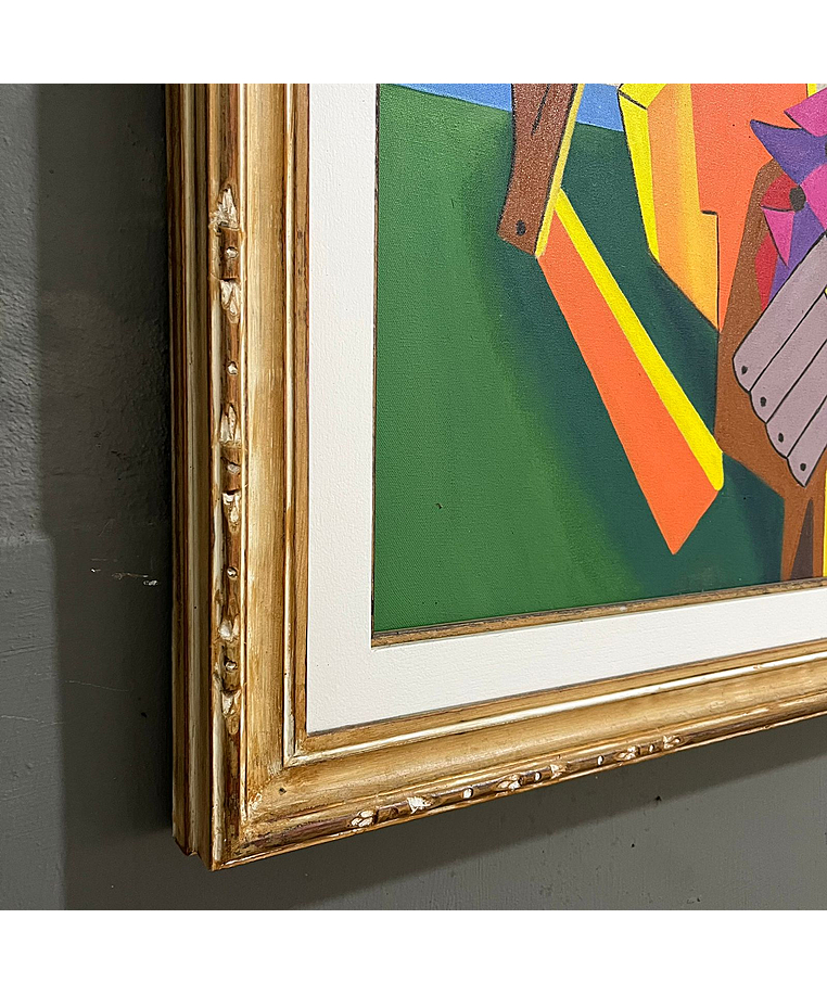 imagem do produto Quadro com Moldura Casal Pli� 95cm - QDR001