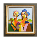 imagem do produto Quadro com Moldura Casal Pli� 95cm - QDR001