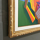 imagem do produto Quadro com Moldura Casal Pli� 95cm - QDR001