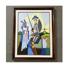 imagem do produto Quadro com Moldura Dom Quixote 96cm - QDR002