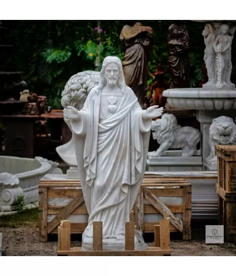 imagem de Sagrado Cora��o de Jesus Bra�os Abertos 160cm - IMP356