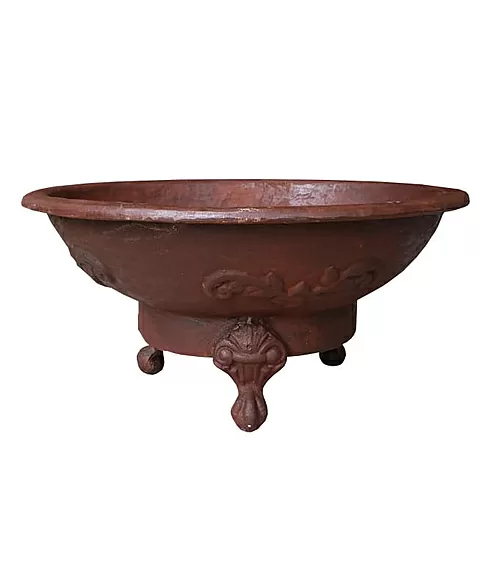 imagem de Tacho Pequeno em Ferro Fundido 30cm VRF154 Rusticidade e Autenticidade Decorativa